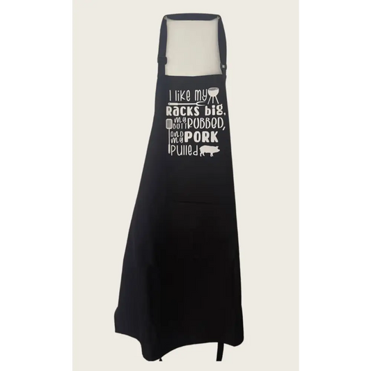 ’I like my racks big’ funny apron - Accessories