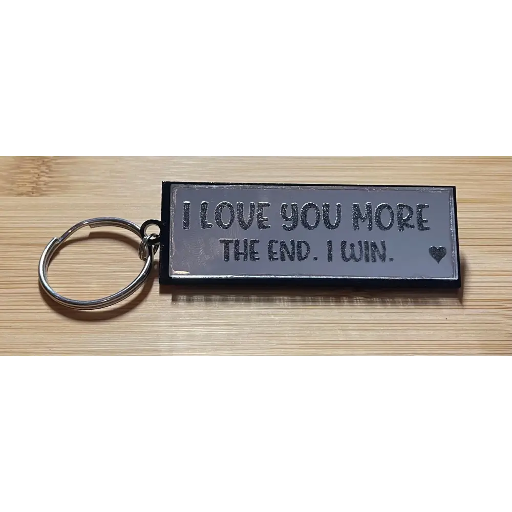 I love you more acrylic keyring - Accessories