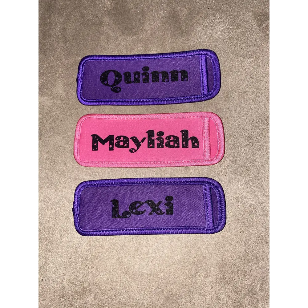 Icey pole holders with names - All Things Kids