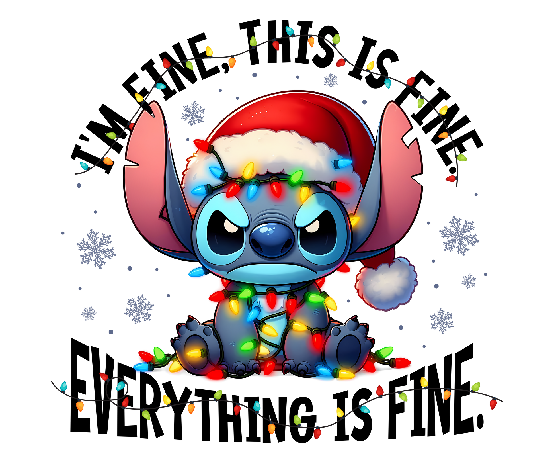 im fine Stitch christmas DTF print - Dtf and UV Dtf Prints