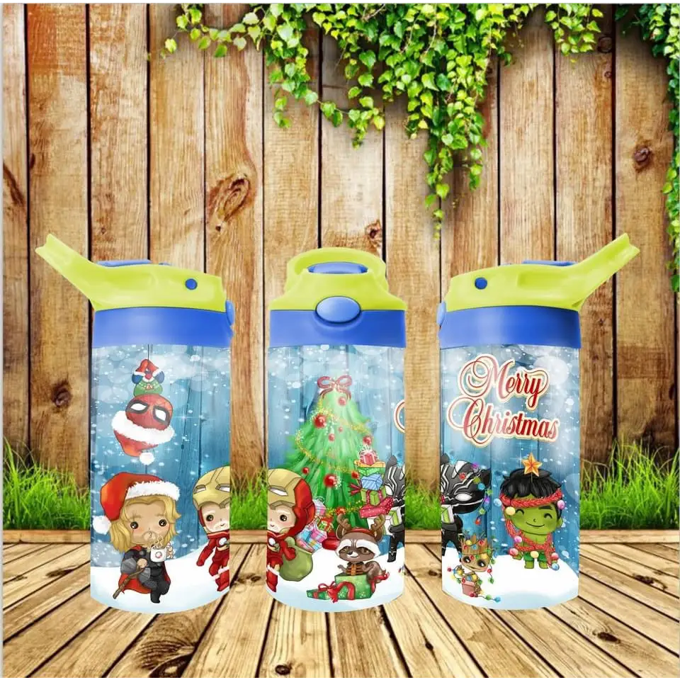 Kids Christmas drink Bottle - Drinkware