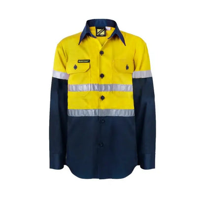 Kids Personalise hi vis shirt with reflective strips - All Things Kids