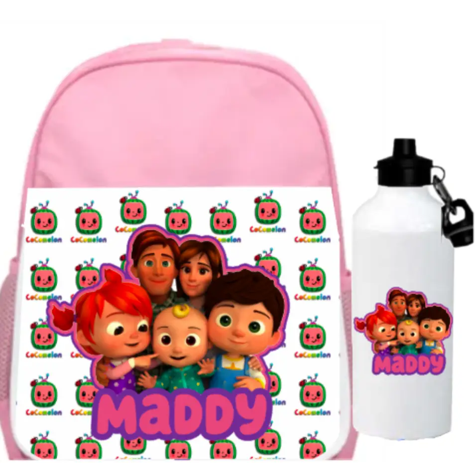 Kids school Backpack and drink bottle set - All Things Kids