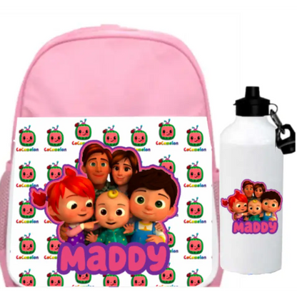 Kids school Backpack and drink bottle set - All Things Kids