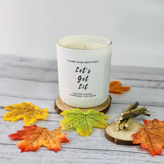 Lets get lit scented candle - Large - Candles