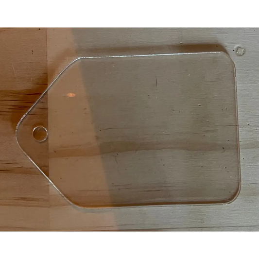 Luggage tags acrylic 80 mm x 55mm 2mm thick - Accessories