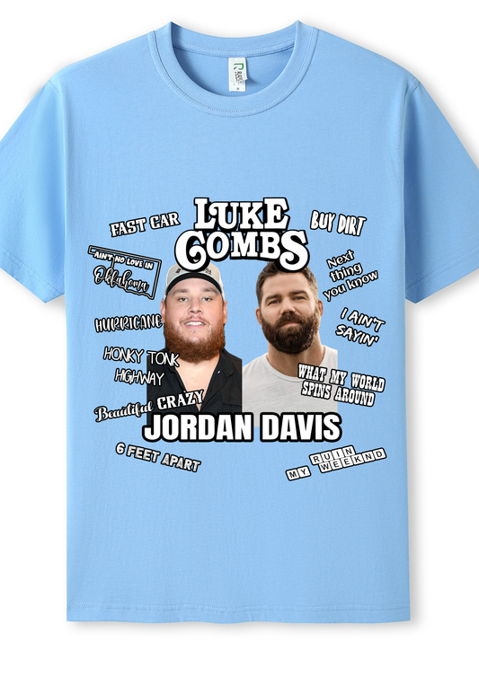 Luke Combs and Jordan Davis Tshirt