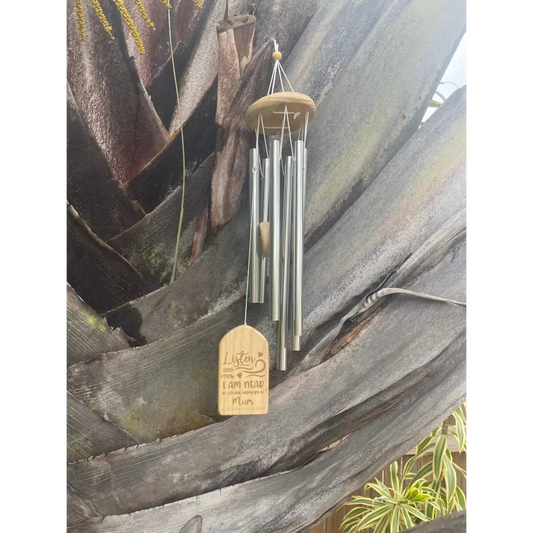 Memorial wind chimes - A piece of my heart is in heaven - Accessories