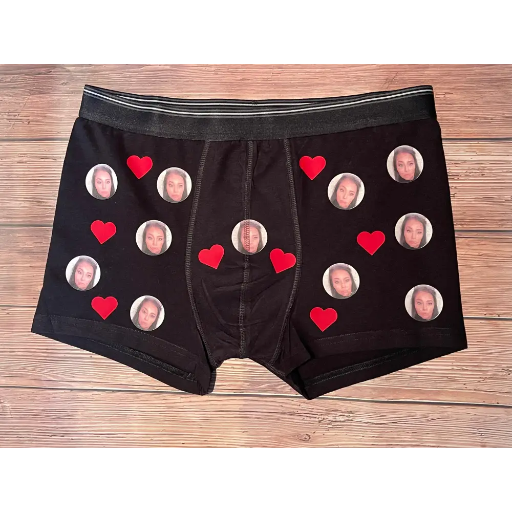 Mens face jocks boxer style - Small - Valentines Day