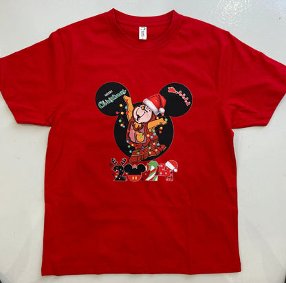 Merry Christmas tshirts with year and any character