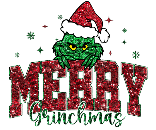 Merry Grinchmas DTF print - Dtf and UV Dtf Prints