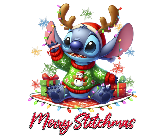 Merry Stitchmas DTF print - Dtf and UV Dtf Prints