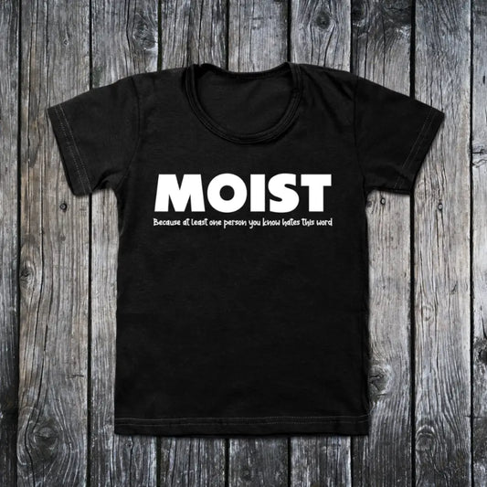 MOIST because at least one person you know hates this word - small - Clothing