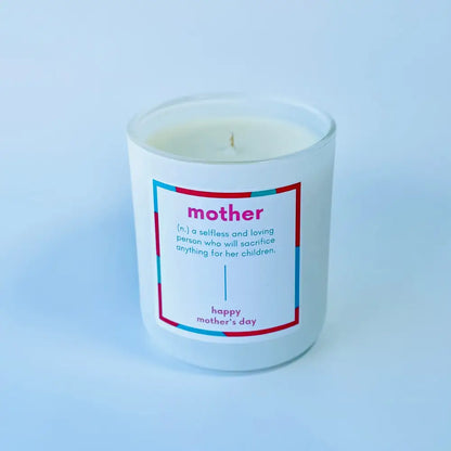 Mother Day statement candle - Large - Mother’s day