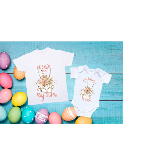 My First Easter sisters onesie / T-shirt - 0000 oneise - Easter