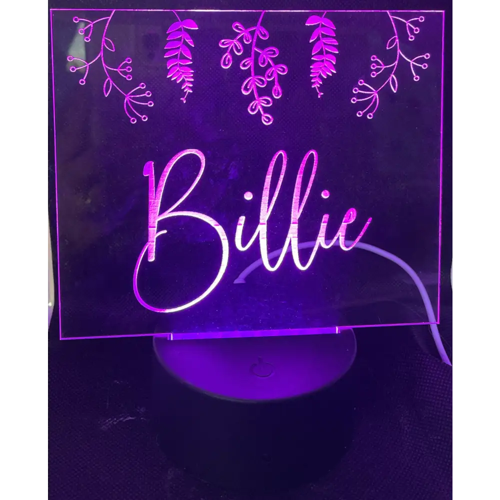 Name Night light / LED lights - All Things Baby