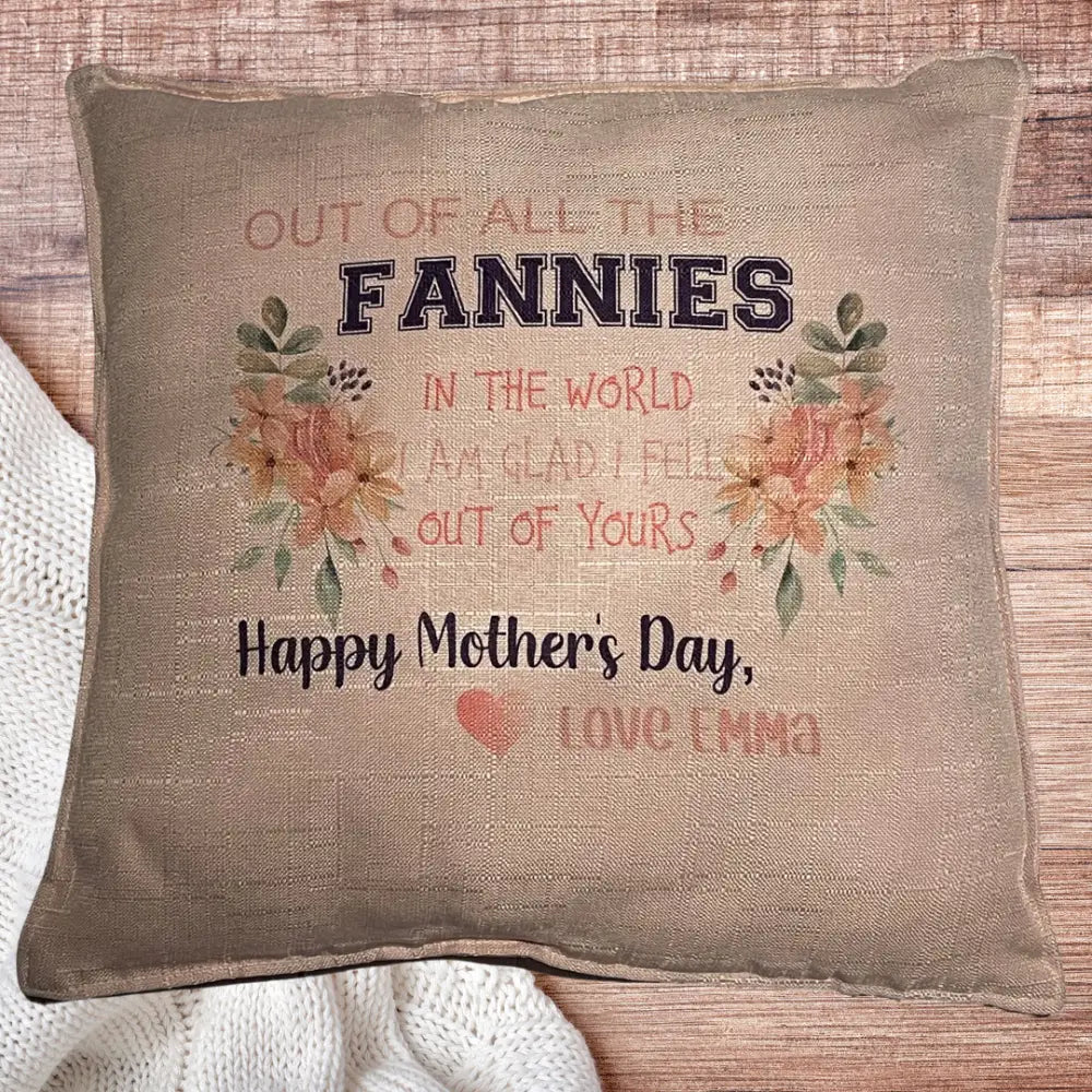 Out of all the Fannies i’m glad i fell out of yours. - sand - Mother’s day