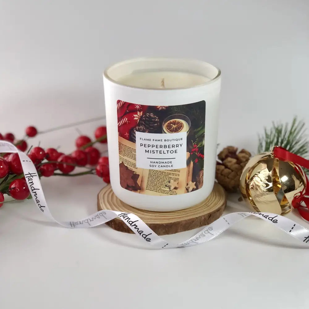 Pepperberry Mistletoe Candle Jar - Large - Candles