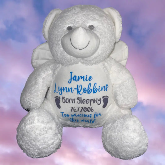 Personalised Angel bear - All Things Baby