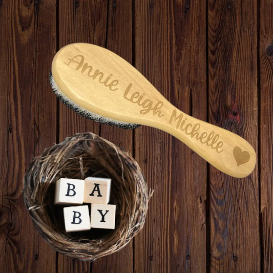 Personalised baby hair brush - All Things Baby