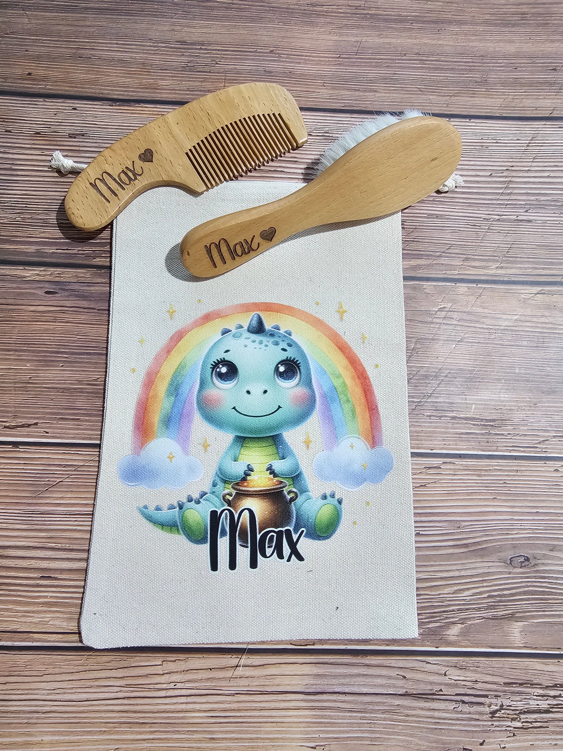 Personalised baby hair brush - All Things Baby