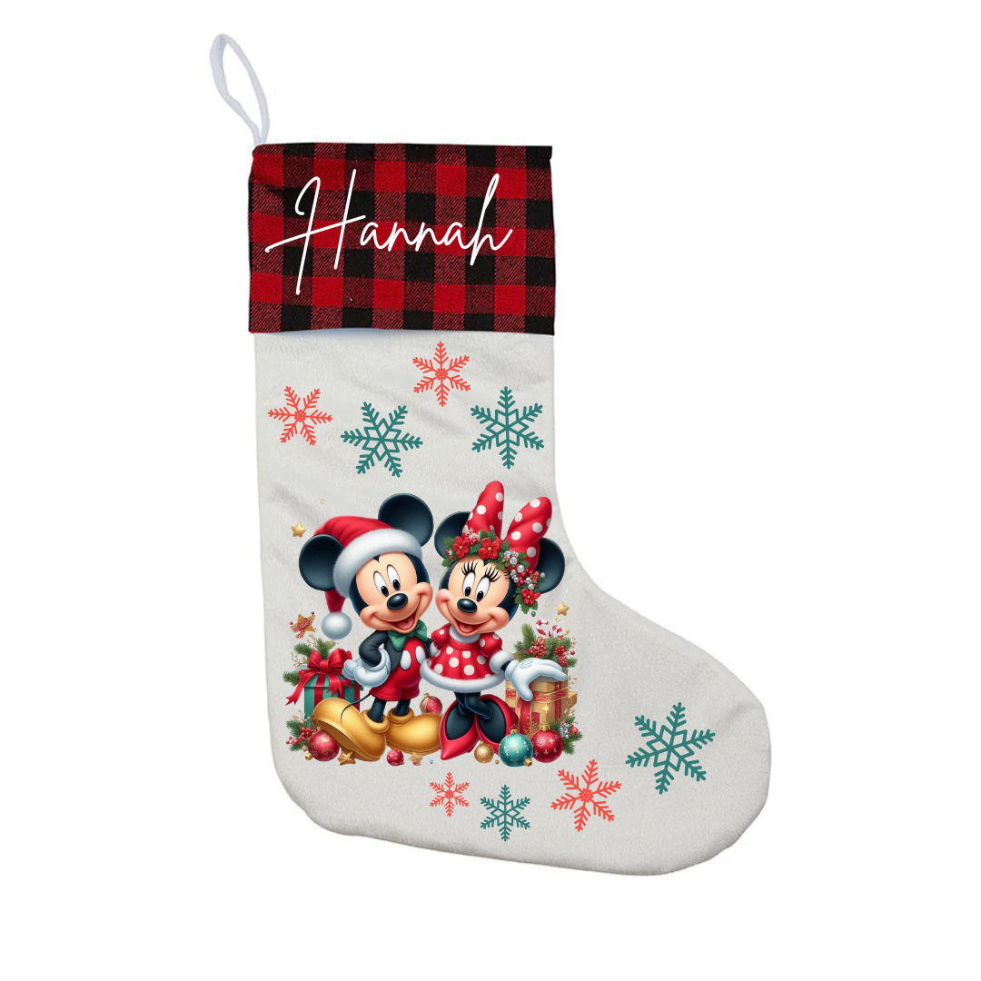 Personalised Character christmas stockings - Christmas