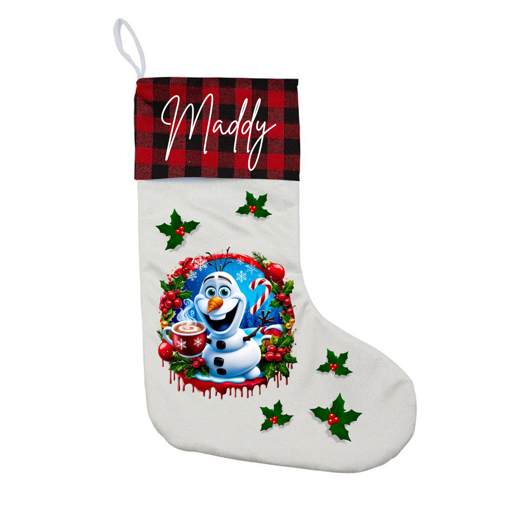 Personalised Character christmas stockings - Christmas