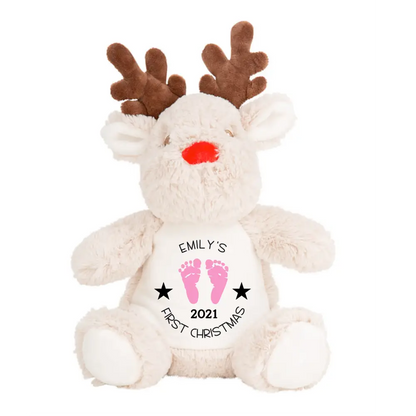 Personalised First Christmas Reindeer - Christmas