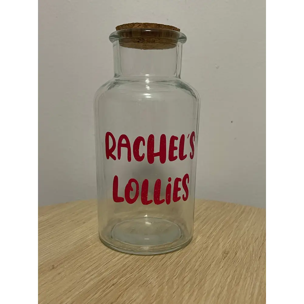 Personalised lolly jar - 300 ml / Pink - Accessories