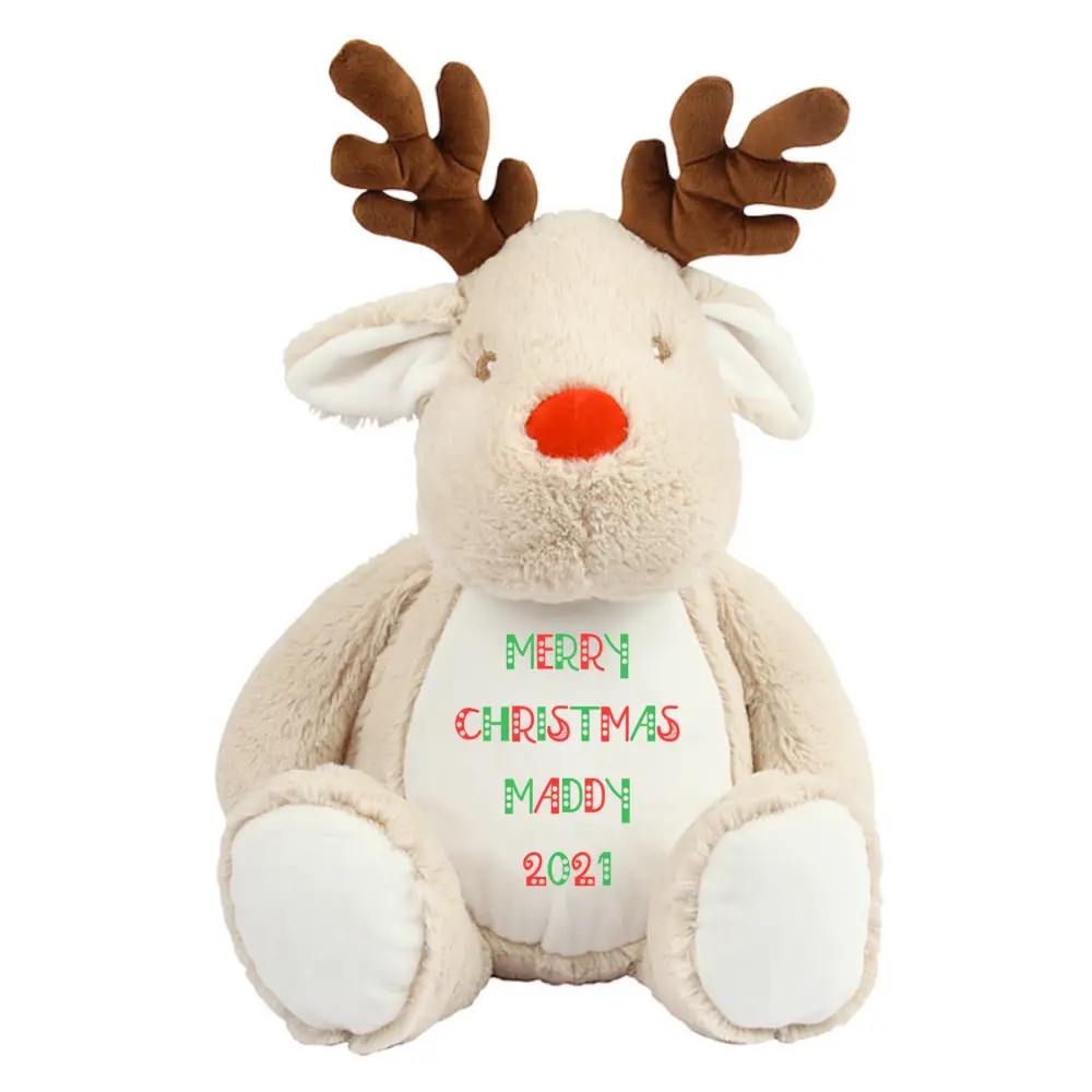 Personalised Merry Christmas Reindeer Large - All Products