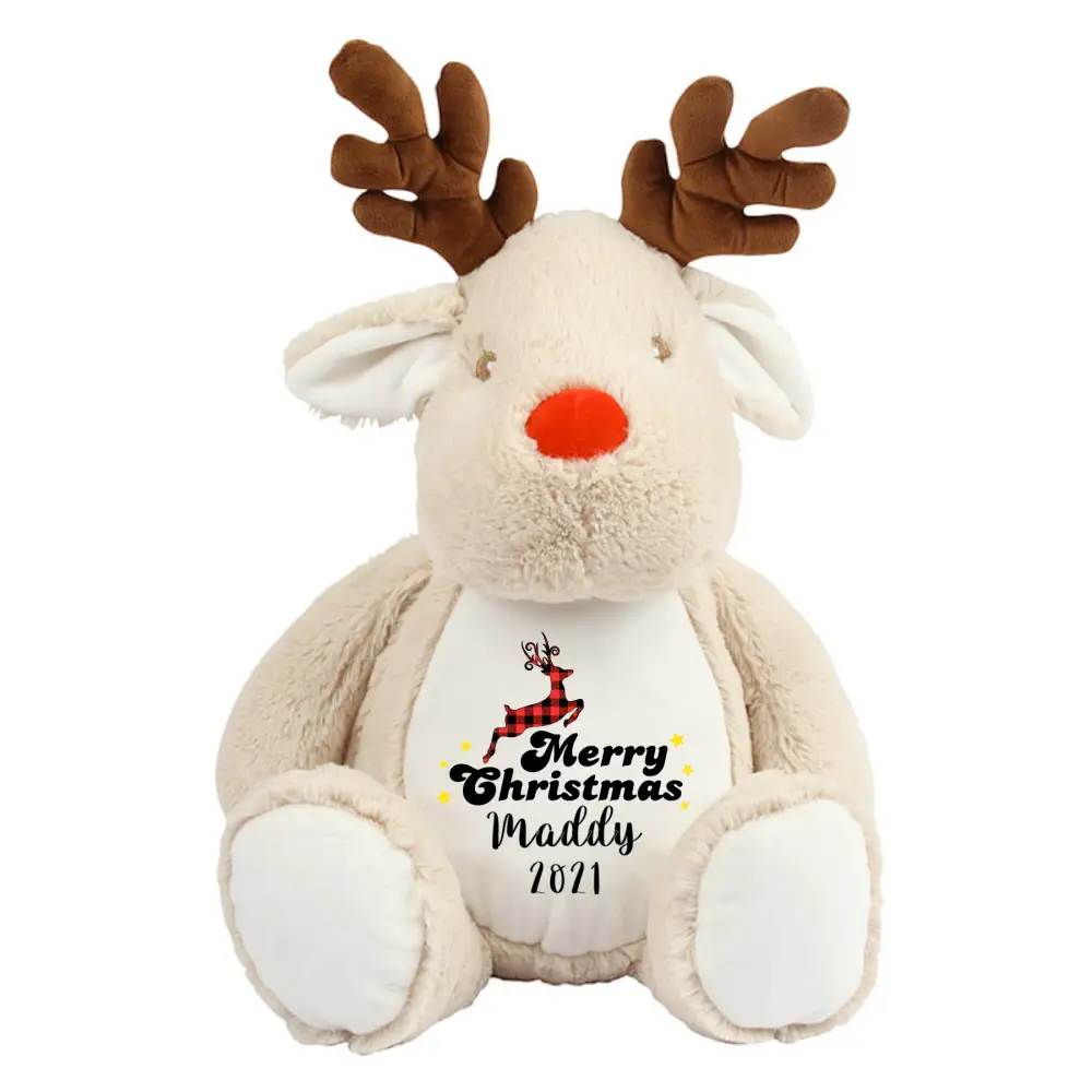 Personalised Merry Christmas Reindeer Large - All Products