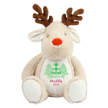 Personalised Merry Christmas Reindeer Large - All Products