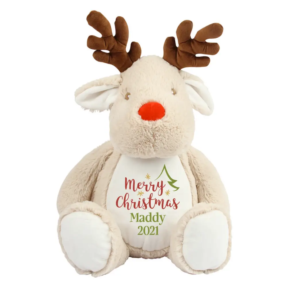 Personalised Merry Christmas Reindeer Large - All Products