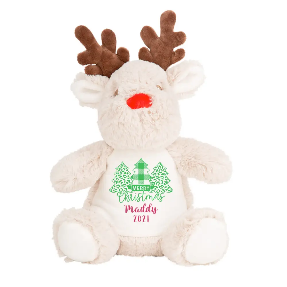 Personalised Merry Christmas Reindeer small - 1 - All Products