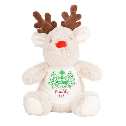 Personalised Merry Christmas Reindeer small - 1 - All Products