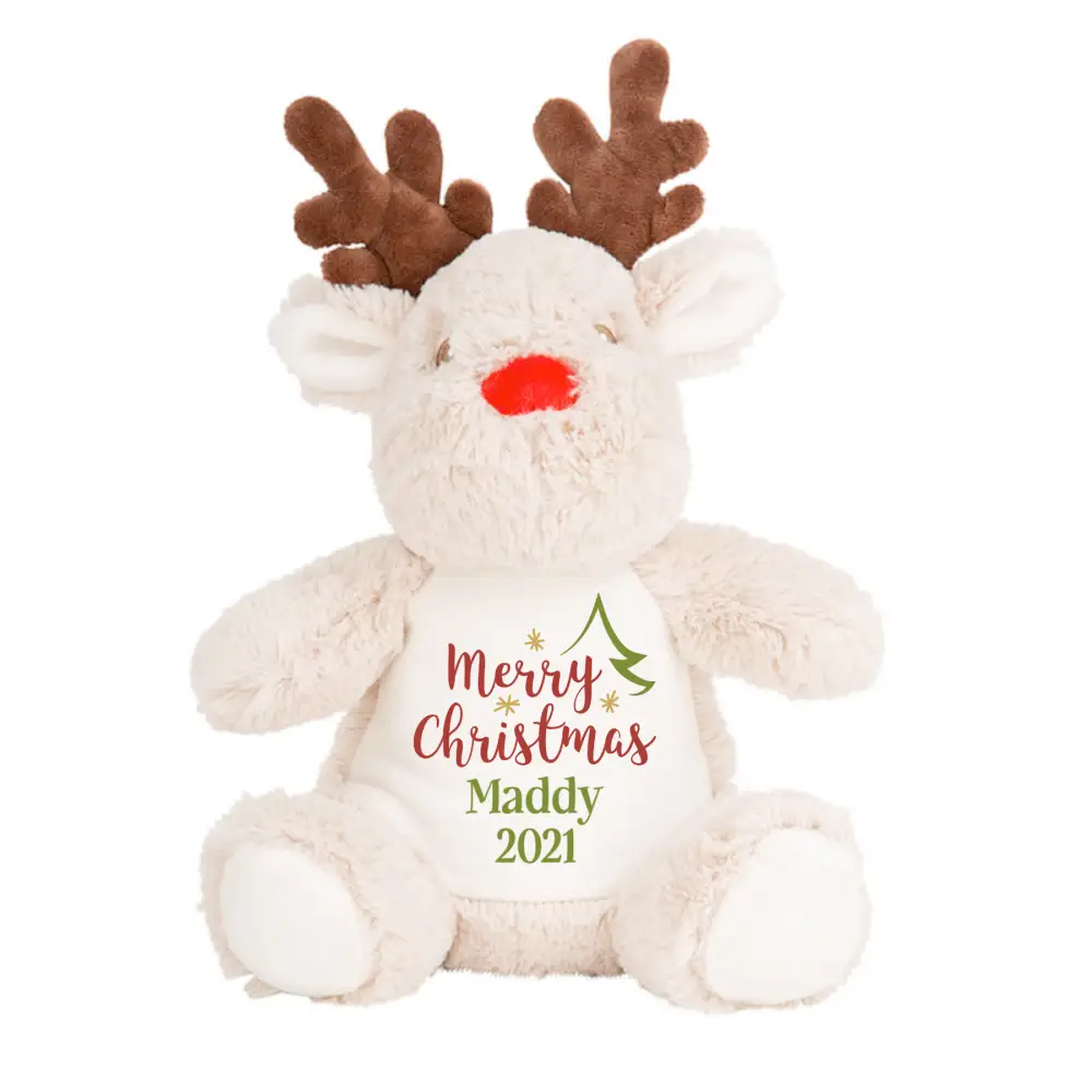 Personalised Merry Christmas Reindeer small - All Products