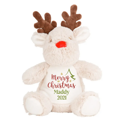 Personalised Merry Christmas Reindeer small - All Products