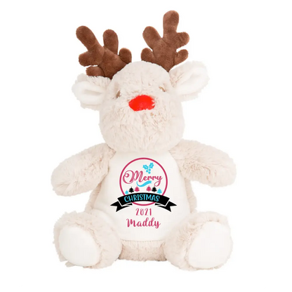 Personalised Merry Christmas Reindeer small - All Products