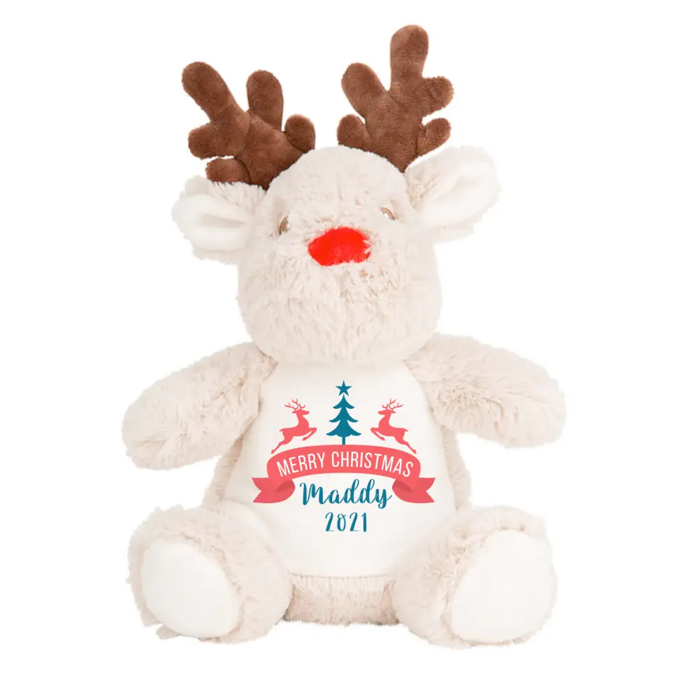 Personalised Merry Christmas Reindeer small - All Products