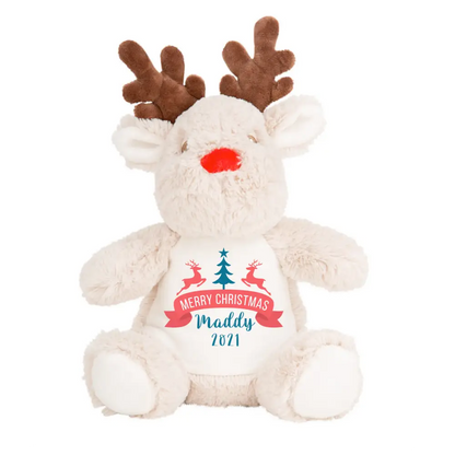 Personalised Merry Christmas Reindeer small - All Products