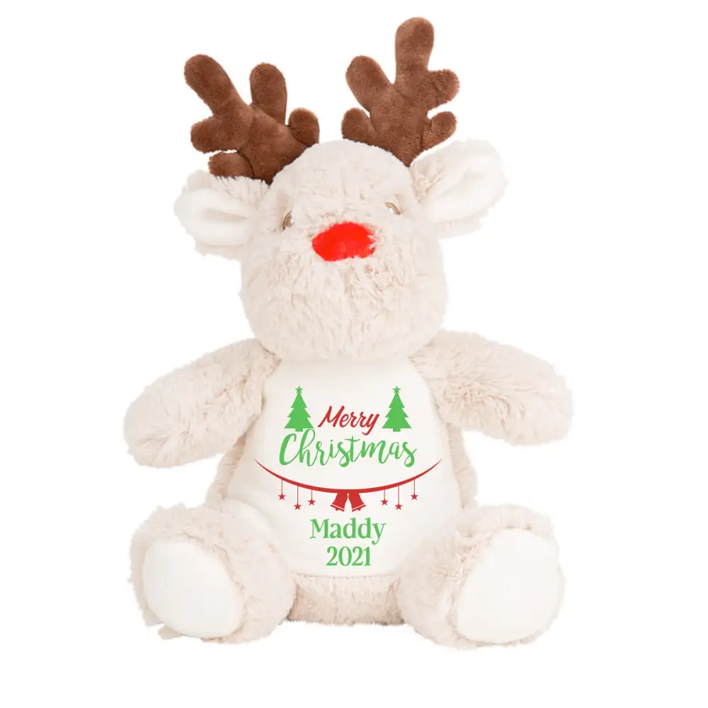 Personalised Merry Christmas Reindeer small - All Products