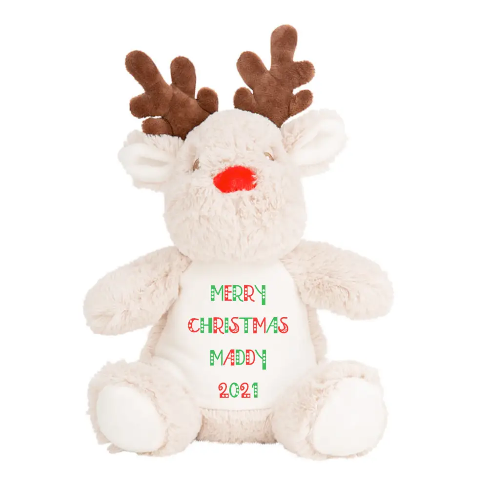 Personalised Merry Christmas Reindeer small - All Products