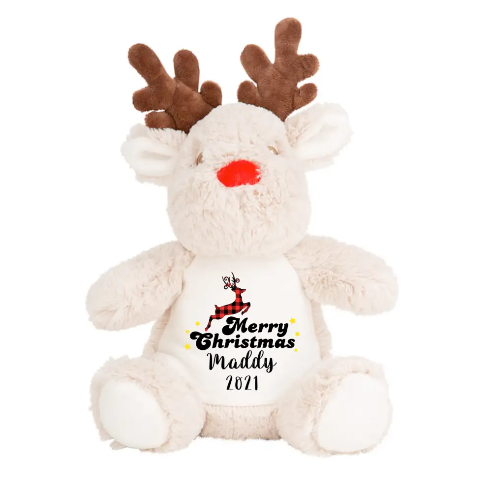 Personalised Merry Christmas Reindeer small - All Products