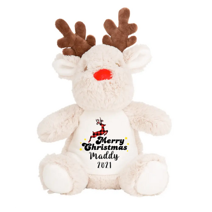 Personalised Merry Christmas Reindeer small - All Products