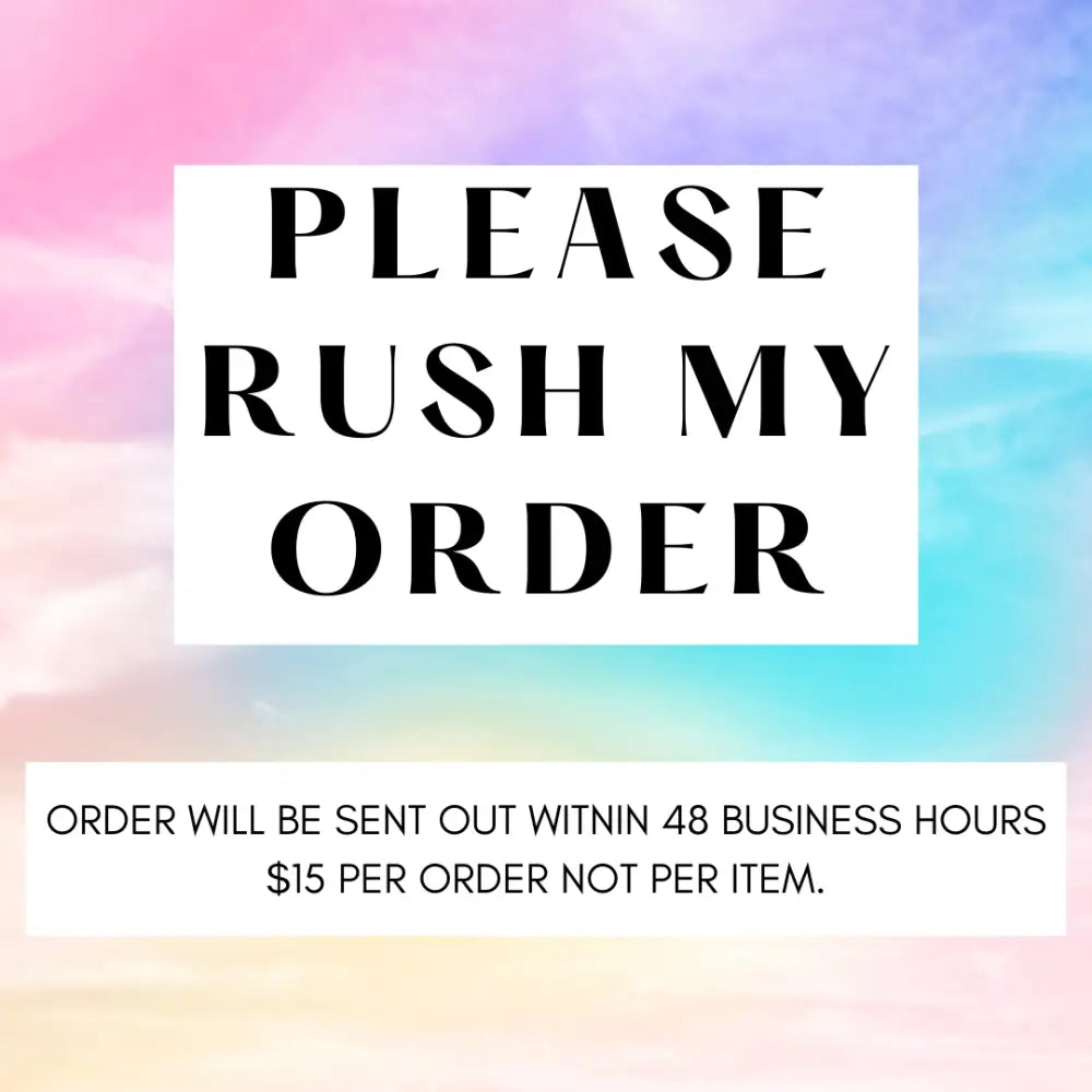 Rush My Order - All Products