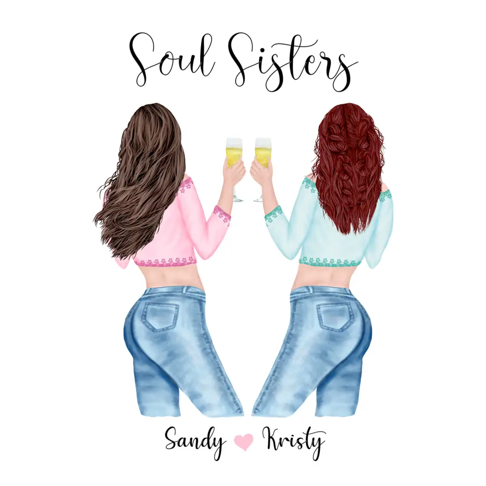 Soul sisters - A4 - Framed Prints