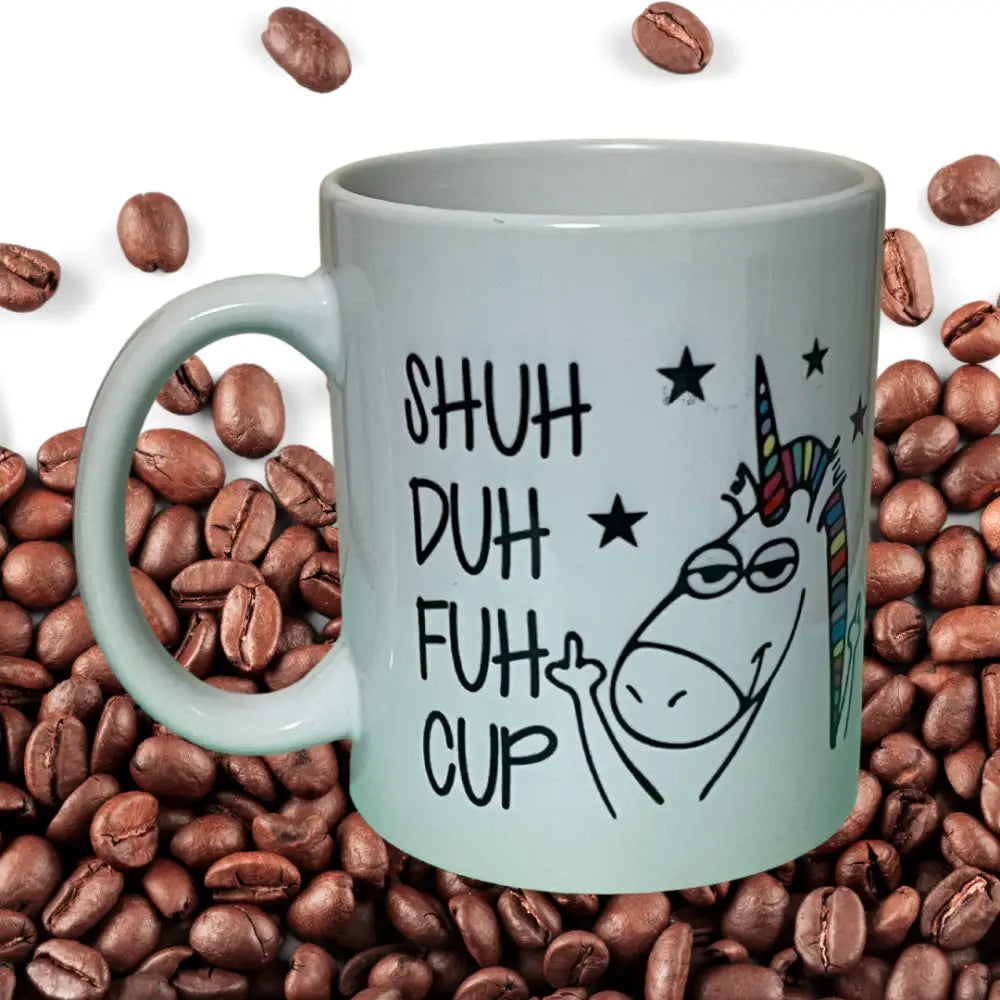 SUH DUH FUH CUP unicorn coffee mug - Drinkware