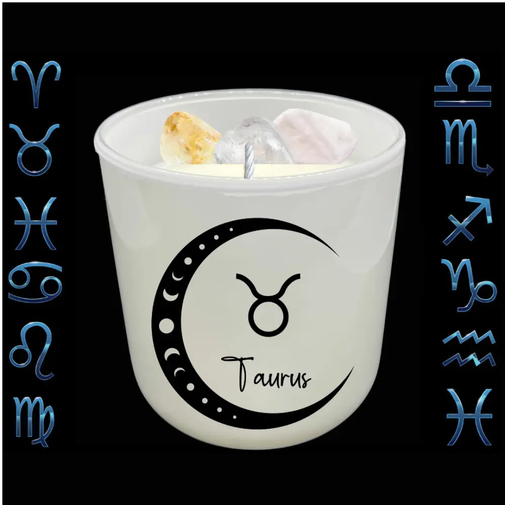 Taurus inspired candle - All Things Crystals