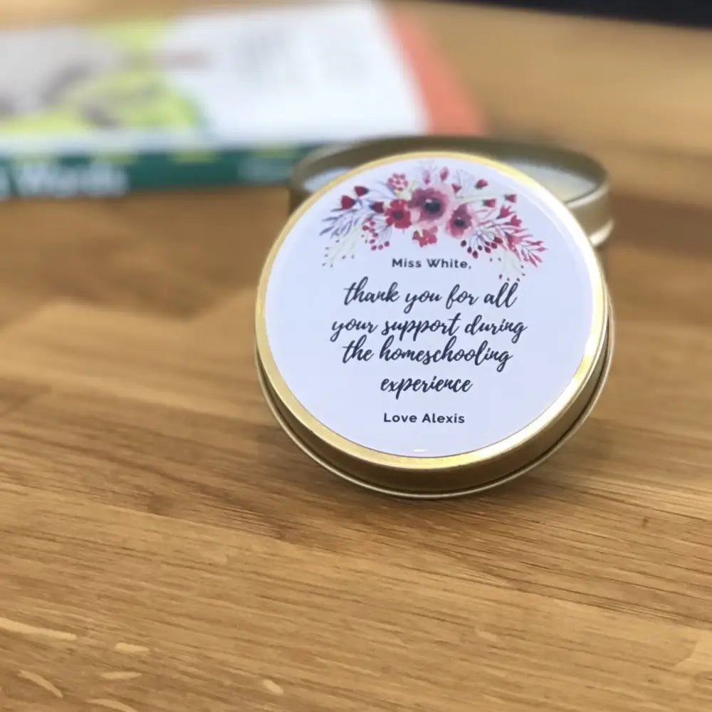 Thank you miss candle - 4oz - Teacher’s Gifts