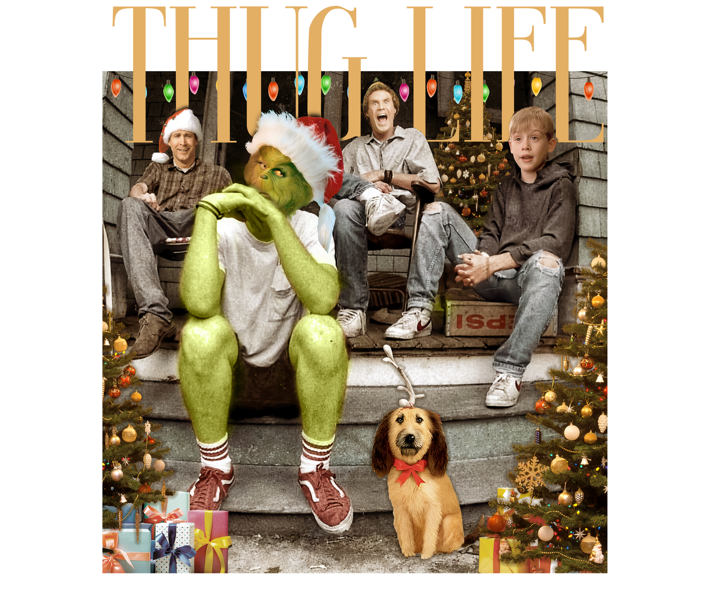 Thug life christmas movie DTF print - Dtf and UV Dtf Prints